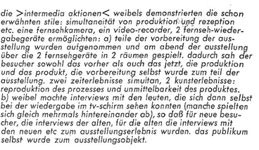  Publikum als Exponat, 1969